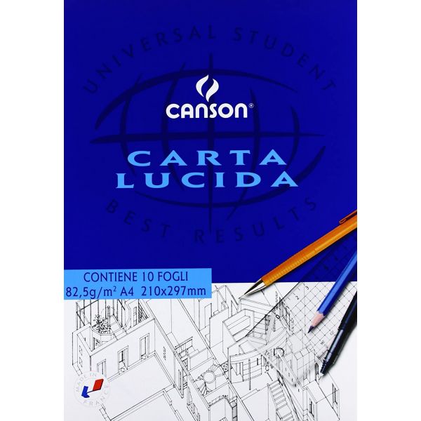 CARTA LUCIDA A4 (10Fogli)